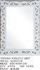 wholesale silver mirror frame MDF Decorative mirror Frame glass Frame with MDF Carving