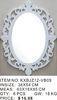 Wood Frame Dressing Mirror MDF Decorative mirror Frame glass Frame with MDF Carving