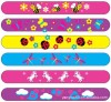 slap bracelet rubber band silicone wristband