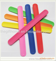 slap bracelet rubber band silicone wristband