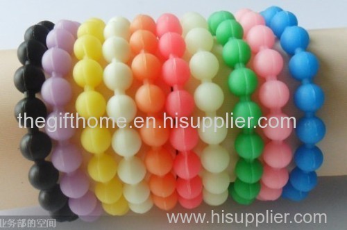 silicone bracelet round rubber band