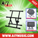 AI7MUSIC Audio stands Double brace,low profile stand for small AMPs and Combos speaker stand