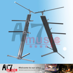 AI7MUSIC V-style keyboard display stand Plane keyboard stand Deluxe keyboard stand Aluminium keyboard stand