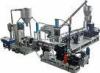 PE HDPE LDPE PP Plastic Recycling Granulator , Single Screw Plastic Granules Production Line