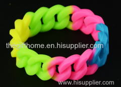 silicone rubber band girls' bracelet