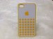 PC material cell phone case for Iphone5S(smooth surface acrylic pattern yellow color)