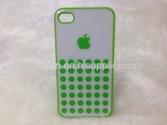 PC material cell phone case for Iphone5S(smooth surface acrylic pattern green color)