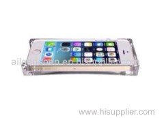 PC material cell phone case for Iphone5S(smooth surface crystal ice style transparent)