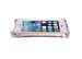 PC material cell phone case for Iphone5S(smooth surface crystal ice style blue color)