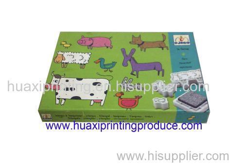 square and green toy boxes