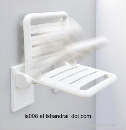 bathroom wall mounted folding shower seat