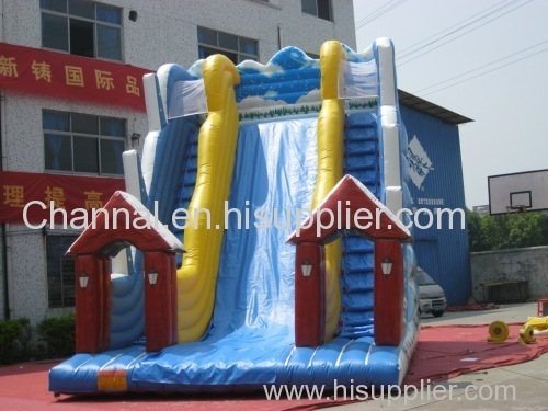 giant inflatable dry slide