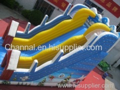 giant inflatable dry slide