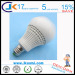 factory price 3w to 12w E27 led bulb 5W