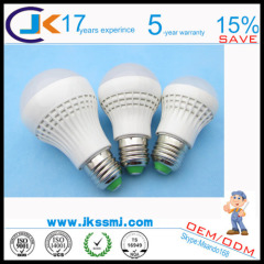 factory price 3w to 12w E27 led bulb 5W