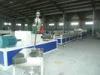 Wood Plastic Profile Extrusion Line , Conical Twin Screw Extruder
