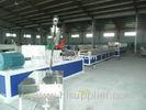 Wood Plastic Profile Extrusion Line , Conical Twin Screw Extruder