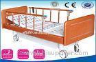 Luxury Medical Bed With Wooden Side Rails , Automatic Home Care Patient Bed