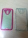 TPU and PC material mobile phone case for Samsung S5 (smooth surface transparent)