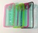 TPU and PC material mobile phone case for Samsung S5 (smooth surface transparent)