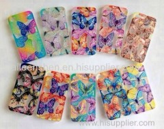 TPU material mobile phone case for Iphone4S(fashionable style butterfly pattern colorful)