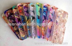 TPU material mobile phone case for Iphone4S(fashionable style butterfly pattern colorful)
