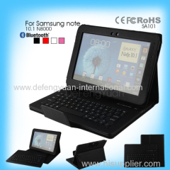 10.1 inches Tab case with bluetooth keyboard for Samsung note10.1 N8000