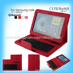 10.1 inches Tab case with bluetooth keyboard for Samsung note10.1 N8000