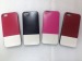 TPU and leather material mobile phone case for Iphone5(fashionable style red color)