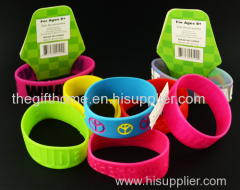 Promotional Bulk Cheap Silicone Wristband Silicone Bracelet Wrist Band