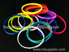 custom letter bracelets/ custom silicone wristbands/ personalized teaching tool