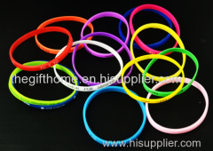 custom letter bracelets/ custom silicone wristbands/ personalized teaching tool