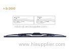 Universal Front Windscreen Wipers Blades Black For U-HOOK Arm