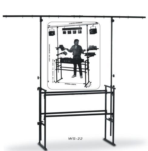 AI7MUSIC All in One Mobile Disco Stand light stand