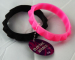 2014 bracelet silicone, silicone rainbow loom bracelet/mini rubber band with smell, cancer silicone bracelets wholesale