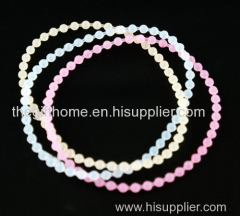 silicone necklace ruber band