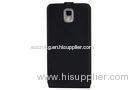 Black Leather Cell Phone Case Flip Cover Protective Case For Samsung Note 3