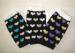 Bilateral Cashmere Knitted Arm Warmer Fingerless Gloves with Jacquard For Ladies