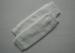 Acrylic White Long Knitted Arm Warmer Fingerless Gloves For Women in Winter