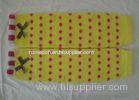 Yellow Cartoon Soft Knitted Leg Warmers , Thigh High Leg Warmers for Girls