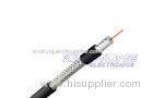 PVC 18 AWG CCS Bonded CATV Coax Cable MATV CCTV Black Coaxial Cable