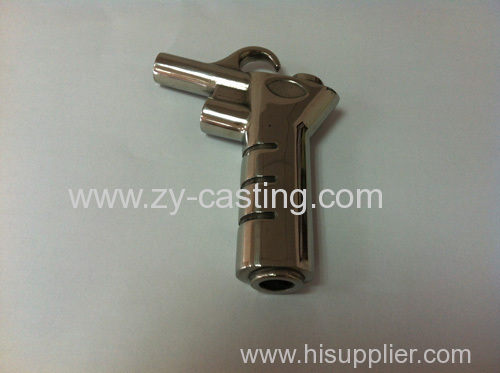 shape like a gun decoration stainless steel 304 silica sol casting