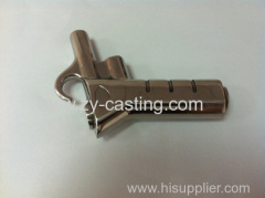 stainless steel 304 shape like a gun silica sol casting decoration