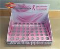 Desk Top C16 Cosmetic Corrugated Promotion Counter Display for Makeup Lips