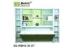 Green modern twin Murphy Wall Bed cum Office Table , hidden wall bed