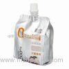 Gas Barrier Foil PET / VMPET / PE Spout Pouch Packaging For Liquid Fruit Juice 100 Micron - 120 Micr
