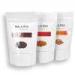 PA / PET / BOPP Clear Printed Stand Up Bags And Pouches With Zipper For Nuts / Tea