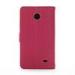 Slim Pink PU Nokia X / X+ Leather Mobile Phone Case , Smart Phone Covers
