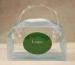 Cute Clear PVC Bags with Handle , Silk Screen Printing Pouch PVC Bag