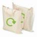 Nature Green Organic Cotton Bags with Logo Printing for Shopping